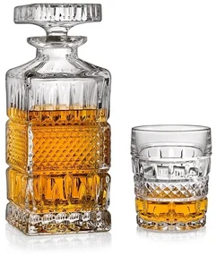 Crystal Bohemia BRITTANY whisky set (1 + 6)