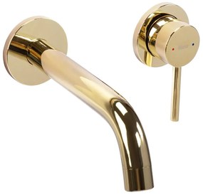 Umývadlová batéria podomietková Rea Owen zlatá + box