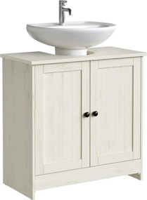 Kúpeľňová skrinka biela AUK-E1155 WT