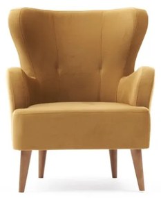 Kreslo Karina žlté