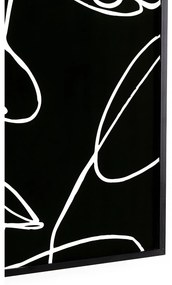 Face obraz čierno-biely 150x100 cm