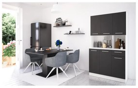 Kuchynský kút Palermo NEW (biela + čierna). Vlastná spoľahlivá doprava až k Vám domov. 1119690