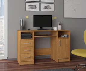 Volně stojící psací stůl Ana 124 cm olše