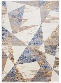Kusový koberec Sean béžovomodrý 80x150cm