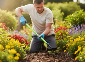 Garden Line KOSA S SKLOLAMINÁTOVOU RÚČKOU 150 CM