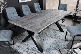 Jedálenský stôl z MDF Aspen šedý divoký dub 180cm