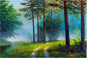 Obraz - Olejomaľba krajiny (90x60 cm)