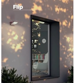 Redo 90716 - LED Vonkajšie nástenné svietidlo FLIP LED/40W/230V IP54 hnedá