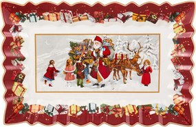 Toy 's Fantasy podnos na cuktovinky, Santa a deti, 35x23 cm, Villeroy & Boch
