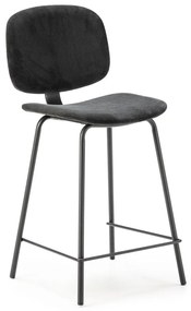 Čierne barové stoličky v súprave 2 ks (výška sedadla 66 cm) Arus – Marckeric