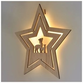 Solight 1V261 - LED Vianočná dekorácia LED/2xAA hviezda