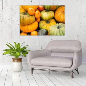 Obraz - Jesenná tekvica (90x60 cm)