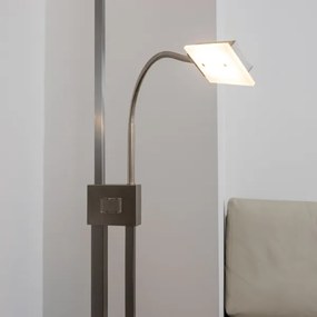 Eglo 33182 -LED Stmievateľná stojacia lampa SOLANO 1xLED/26W/230V+1xLED/3,2W chróm