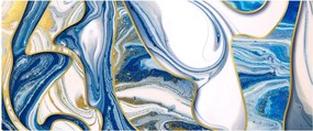 Obraz - Vlny z mramoru (120x50 cm)