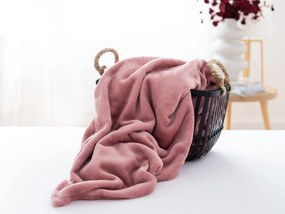 Deka mikroplyš 150 × 200 cm – Laura staroružová