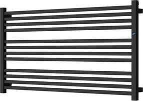HOPA Stick Level kombinovaný radiátor 55x100 cm čierny matný RADSTIL106031