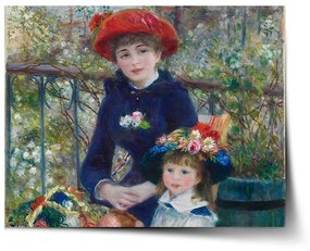 Sablio Plagát Dve sestry (Na terase) - Pierre-Auguste Renoir - 60x40 cm