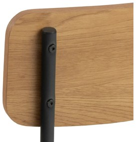 Jídelní židle Peru dub divoký/černá