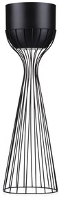 Kvetináč na stojane LOFT V 68 cm čierny