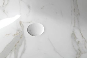 Sapho Sapho, DALMA keramické umývadlo na dosku 58,5x39 cm, imitácia kameňa-carrara, MM217