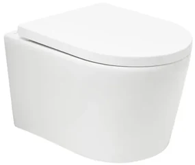 Wc s doskou softclose závesné SAT Brevis biele vírové SATBRE010RTORP