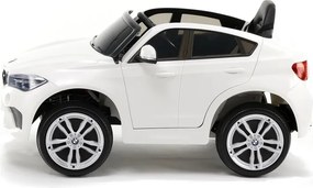 LEAN CARS BMW X6 Batéria Auto Biela koža, EVA