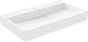 Mexen Ava umývadlo na dosku z konglomerátu 1/O 80 x 46 cm, biele - 23018001