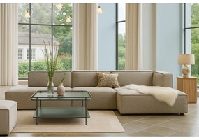 Zelený kovový konferenčný stolík 75x75 cm Yuba – Unique Furniture