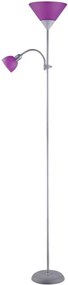 Rabalux Stojacia lampa Action 2xE27/230V/178cm, fialová