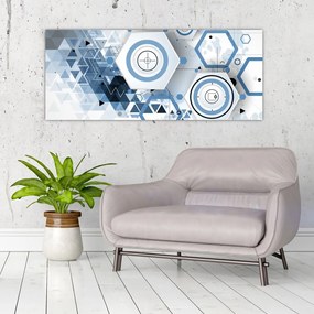 Obraz - Geometrická abstrakcia (120x50 cm)