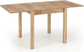 Rozkladací jedálenský stôl 80-160 cm Gampa (dub craft) (pre 4 6 osôb). Vlastná spoľahlivá doprava až k Vám domov. 1049291