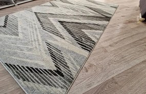 Abstraktný koberec Rio 519 v sivo-béžovej kombinácii farby Rozmer: 80x150 cm