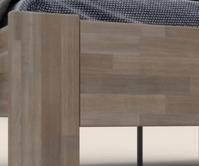 Posteľ Berta 180x200 cm, šedý buk