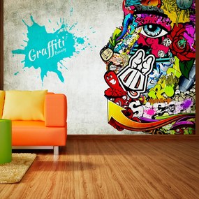 Artgeist Fototapeta - Graffiti beauty Veľkosť: 100x70, Verzia: Premium