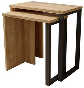 Set 2ks. konferenčných stolíkov Tuviko (orech + dub). Vlastná spoľahlivá doprava až k Vám domov. 1094314