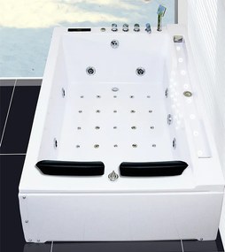 Terra Hydromasážna vírivá vaňa Fenix 606AH 180x120 s ohrevom vody, pravá