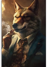 Obraz zvierací gangster vlk - 40x60