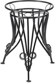 STOJAN NA KVETINÁČ SHANE 47X43 CM ČIERNA