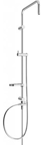 Mexen X, sprchový stĺp, sprchová hadica 150cm, mydelnička, prepínač sprchy, chrómová, 7939199-00