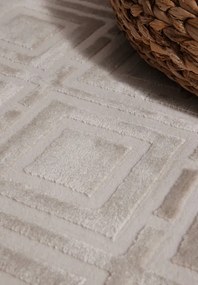 Koberec Elle Decoration Perles Howlite krémový