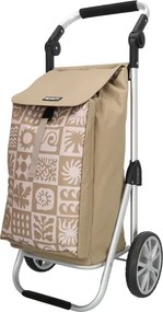 Beagles Béžový kárový nastaviteľný nákupný vozík na kolieskach “Hercules“