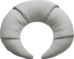 Vankúš croissant svetlo šedá 55cm