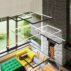 Závesné LED svietidlo Tuula m, 1x LED 50w, 3000k, b