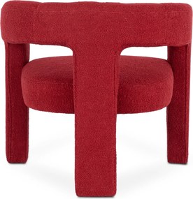 Relaxačné kreslo ARVEX – bordové bouclé