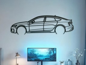 drevko Obraz na stenu RS 5 Sportback Rozmer obrazu: 26,5 x 86 cm, Farba dekorácie: Čierna
