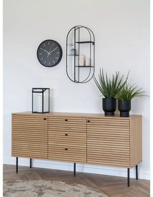 Nízka komoda v dekore duba v prírodnej farbe 150x74 cm Kyoto – House Nordic