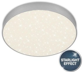 Briloner 7074-414 -LED Stropné svietidlo STAR SKY LED/21W/230V pr. 28 cm strieborná