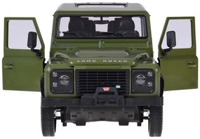Auto na diaľkové ovládanie Rastar Land Rover Defender 1:14 so svetlami RC0712 Farba: čierna