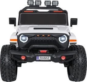 Ramiz Extrémne športové vozidlo 4x4 s premenlivou veľkosťou biele