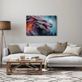 Obraz - Ilustrácia draka (90x60 cm)